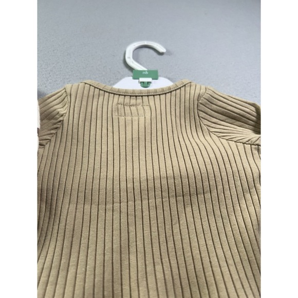 Little Planet Carters Unisex Baby 3M Set 2 Long Sleeve Tops & Pants Organic Tan - Picture 8 of 9